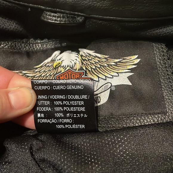 Men’s Harley-Davidson Leather Riding Jacket - Picture 4 of 7